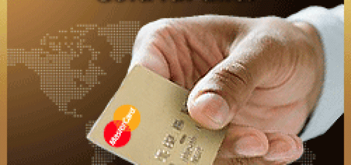 goldene prepaid kreditkarte mit hochprägung ohne schufa